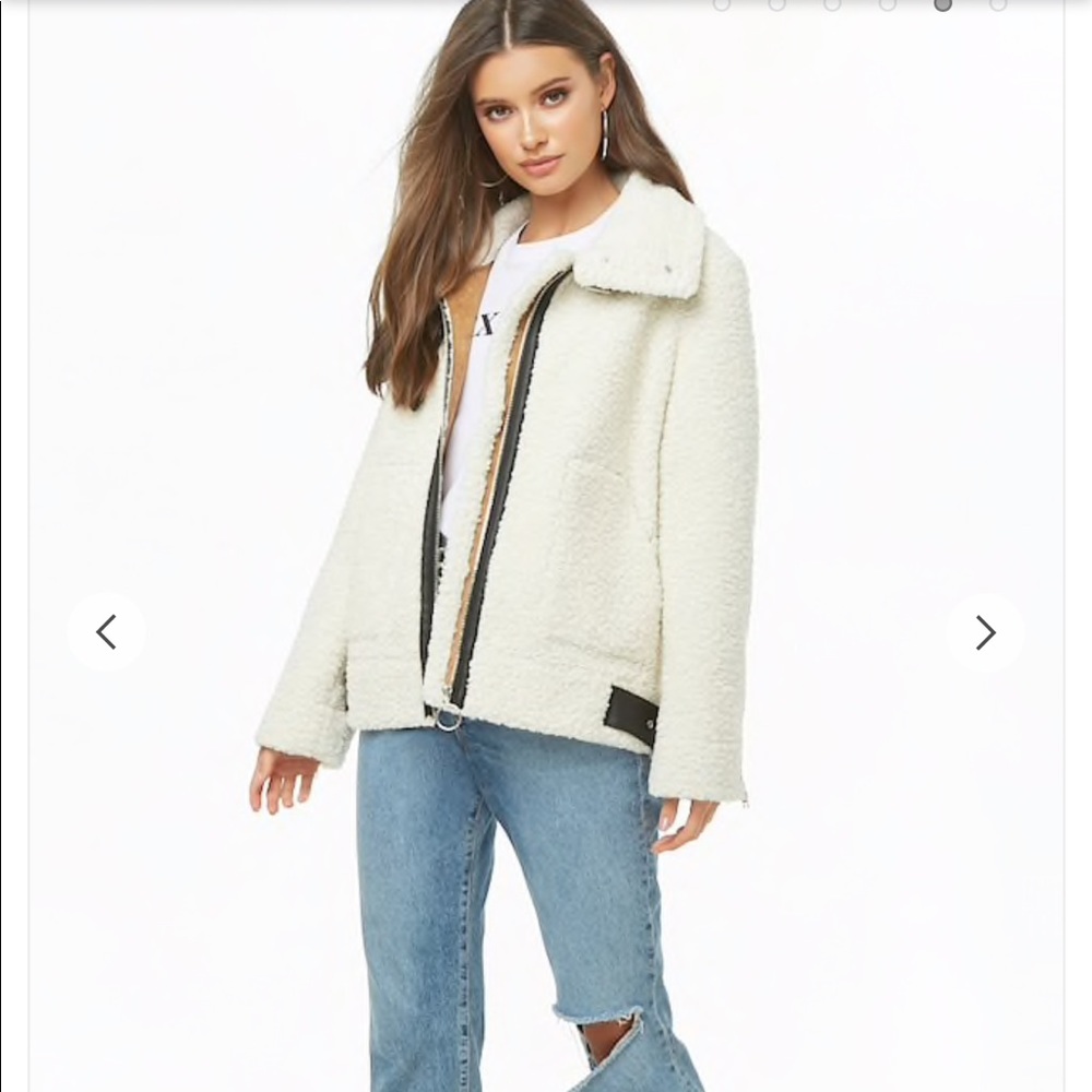 Forever 21 Faux Shearling Jacket